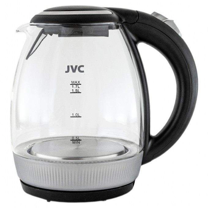 Чайник электрический JVC JK-KE1516 1.7 л черный, серебристый 100043697670